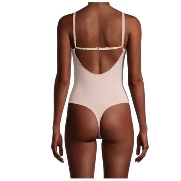 Free People Women’s Lea Floral Embroidery Bodysuit – Pearl Pink – Size S NWT - Picture 9 of 10